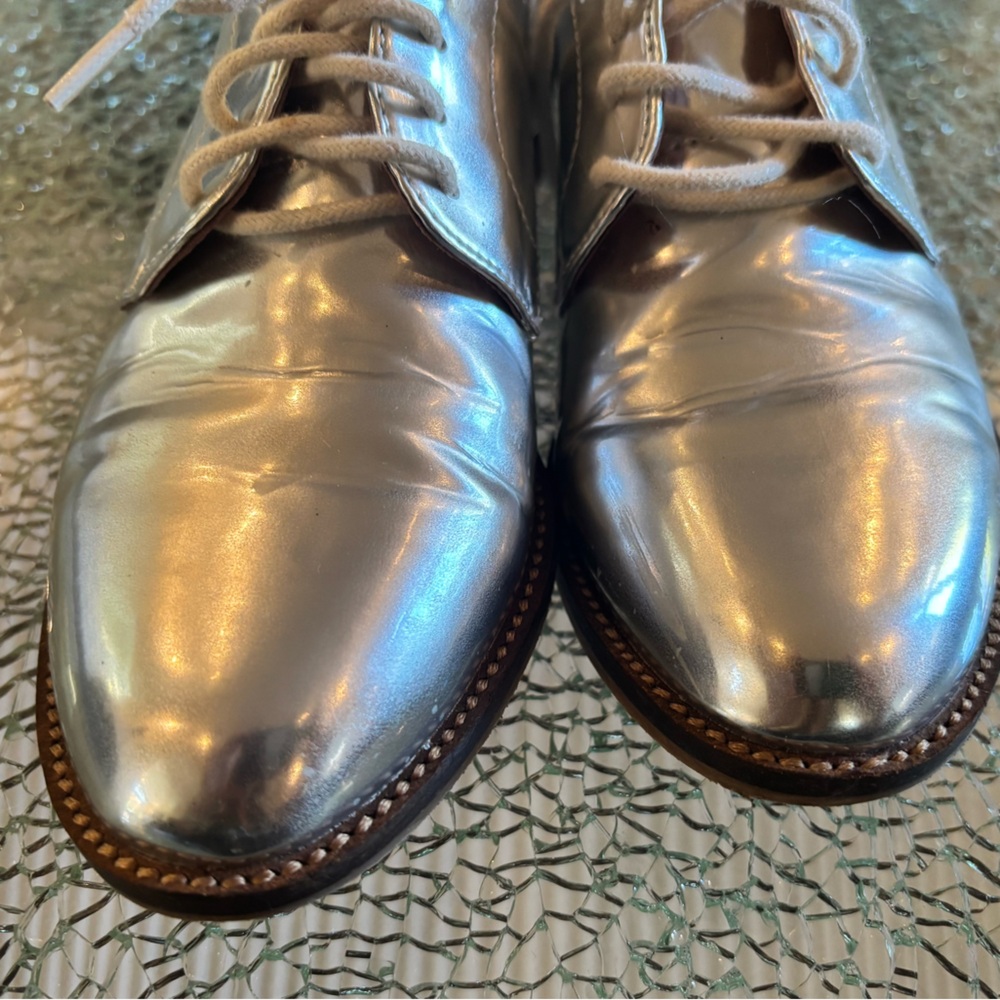 Steve Madden Silver metallic Women's loafers